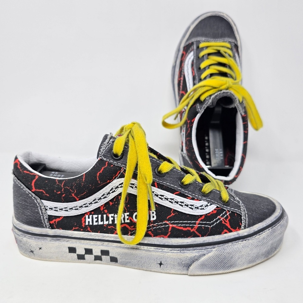 Vans x Stranger Things Old Skool Hellfire Club Sneakers Mens 4.5 Womens 6